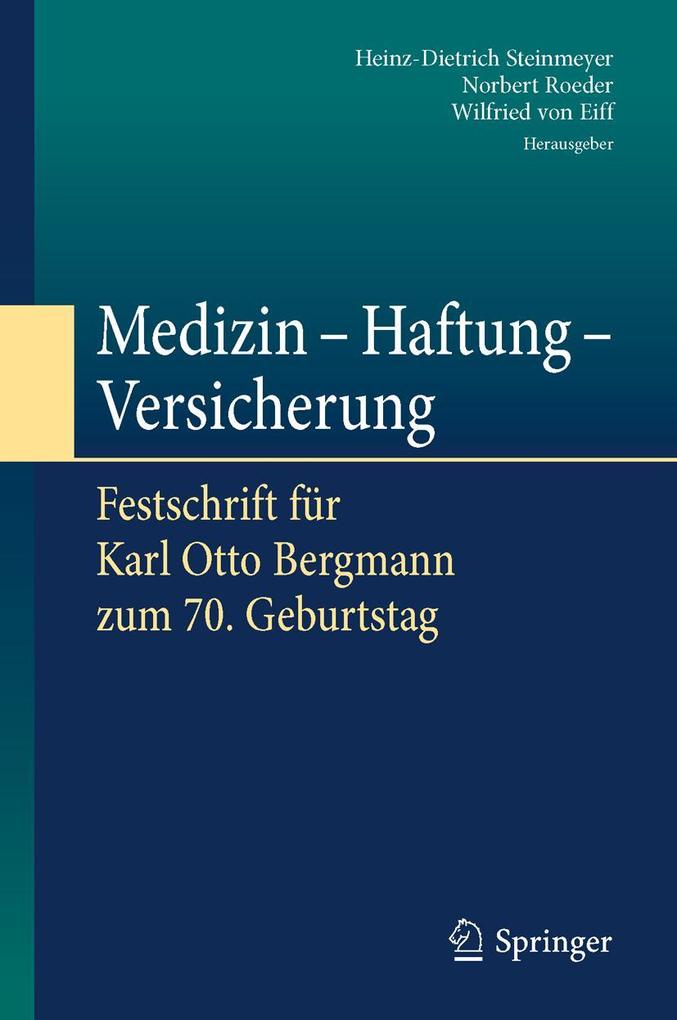 Produktbild: Medizin - Haftung - Versicherung