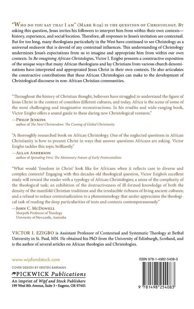 Weitere Ansicht: Re-imagining African Christologies | Victor I. Ezigbo