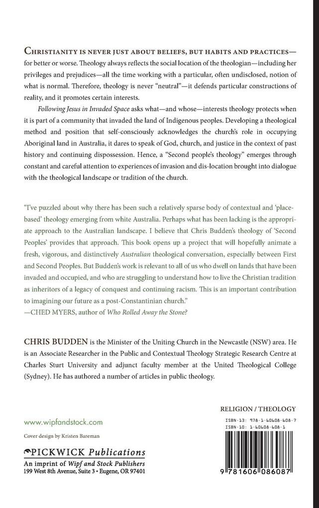 Weitere Ansicht: Following Jesus in Invaded Space | Chris Budden