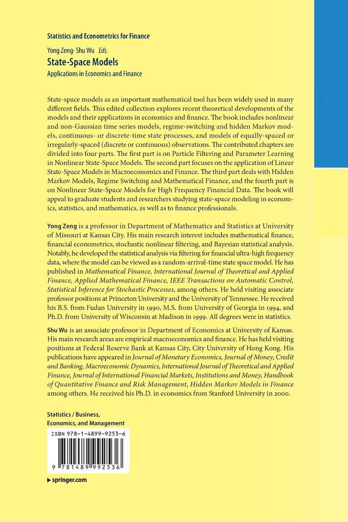 Weitere Ansicht: State-Space Models