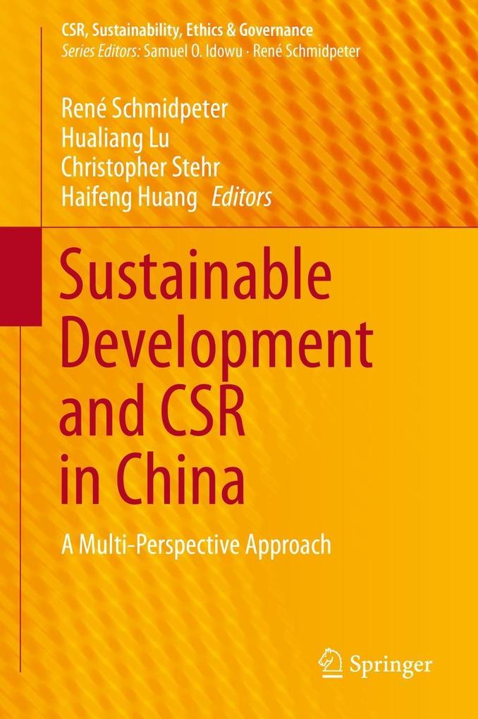 Produktbild: Sustainable Development and CSR in China