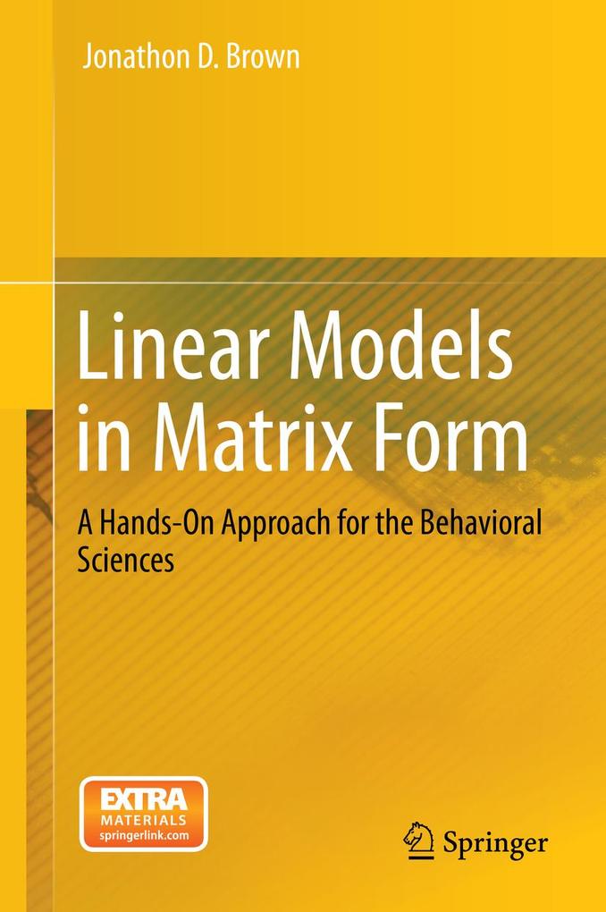 Produktbild: Linear Models in Matrix Form | Jonathon D. Brown