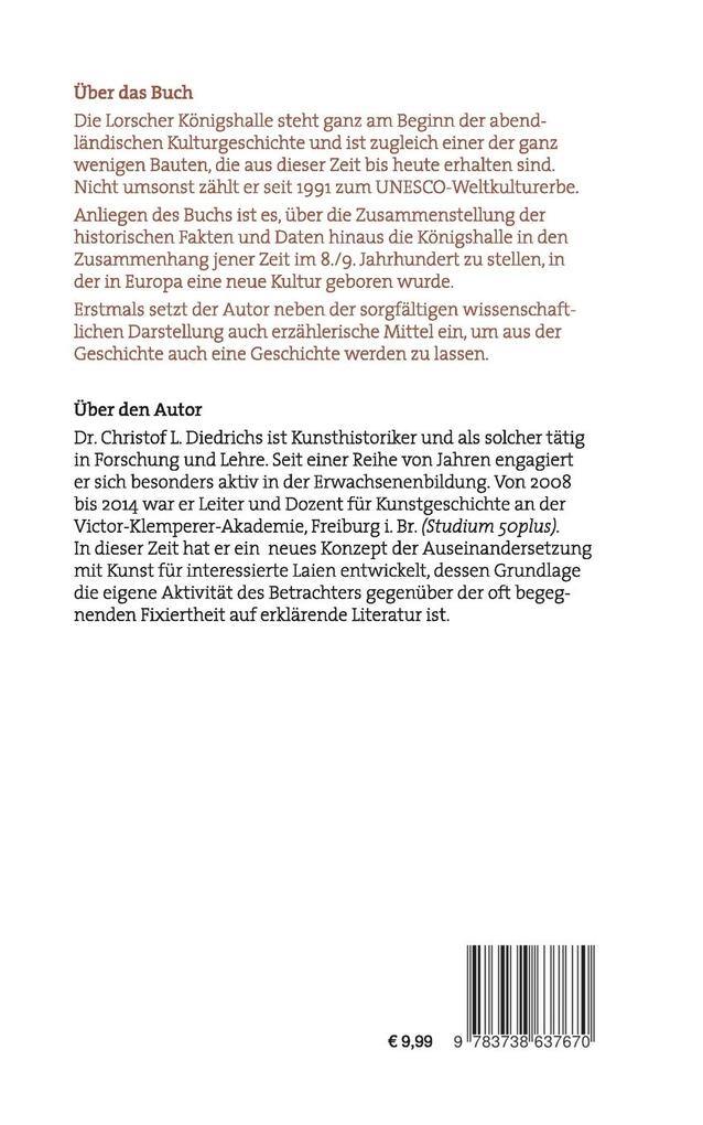 Weitere Ansicht: Die Königshalle in Lorsch | Christof L. Diedrichs
