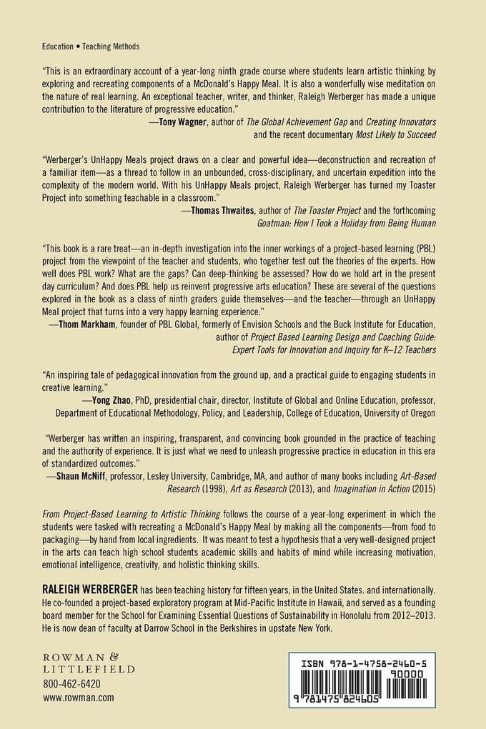 Weitere Ansicht: From Project-Based Learning to Artistic Thinking | Raleigh Werberger