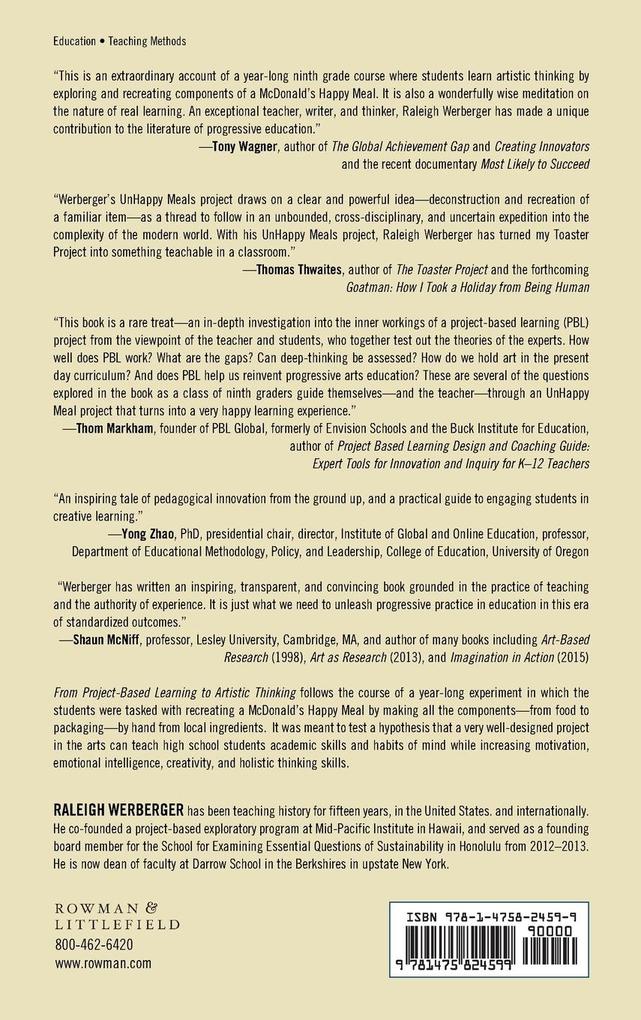 Weitere Ansicht: From Project-Based Learning to Artistic Thinking | Raleigh Werberger