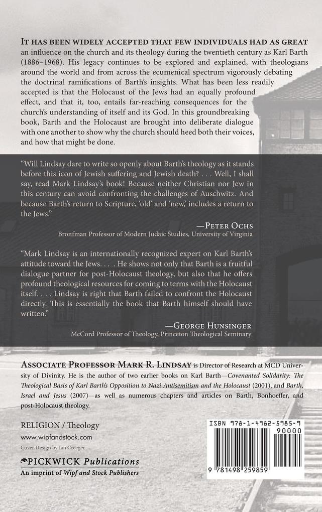Weitere Ansicht: Reading Auschwitz with Barth | Mark R. Lindsay