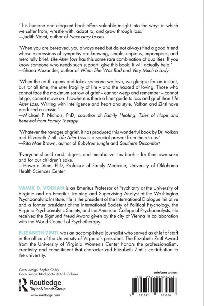 Weitere Ansicht: Life After Loss | Vamik D. Volkan, Elizabeth Zintl