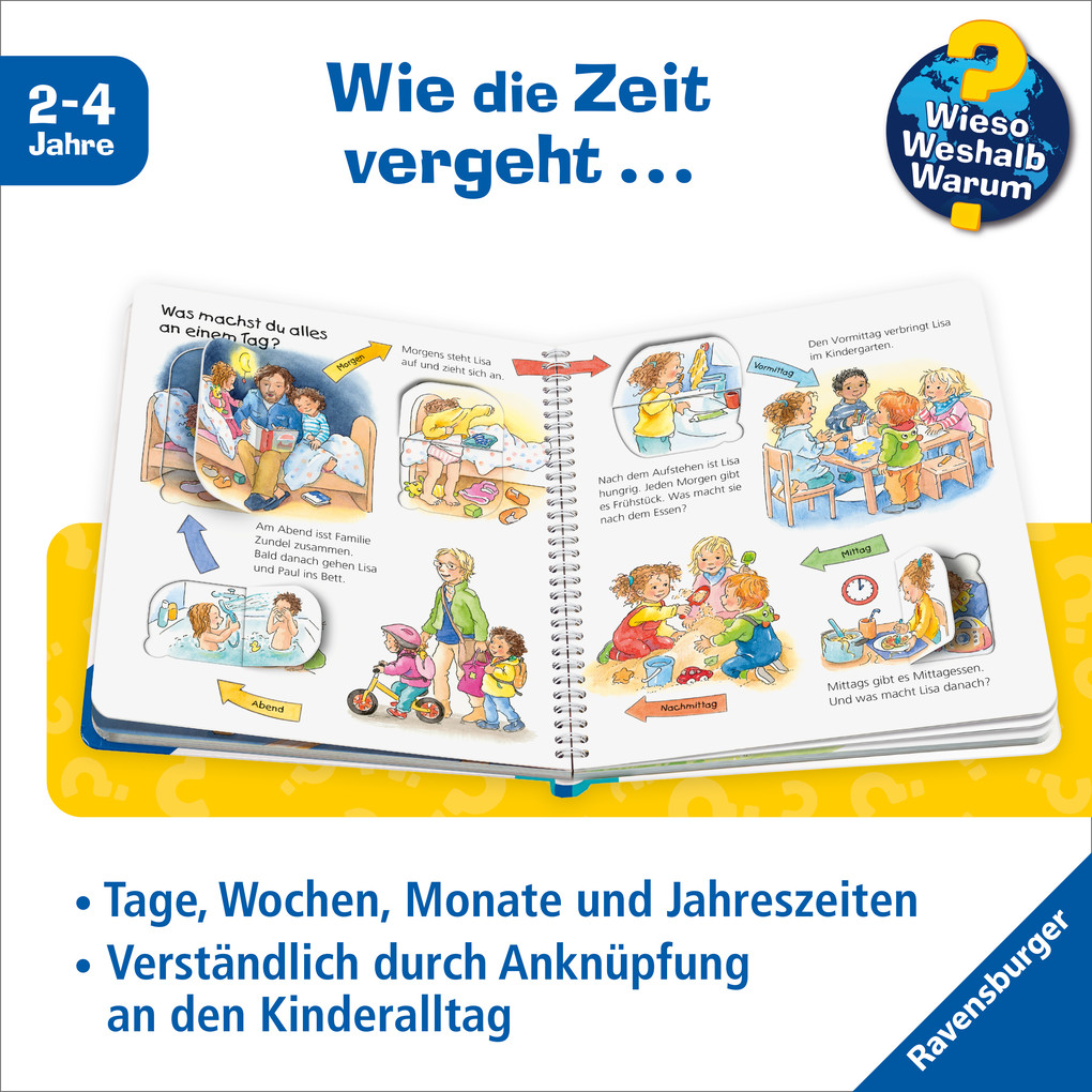 Weitere Ansicht: Wieso? Weshalb? Warum? junior, Band 56: Heute, morgen, jetzt und gleich | Daniela Prusse