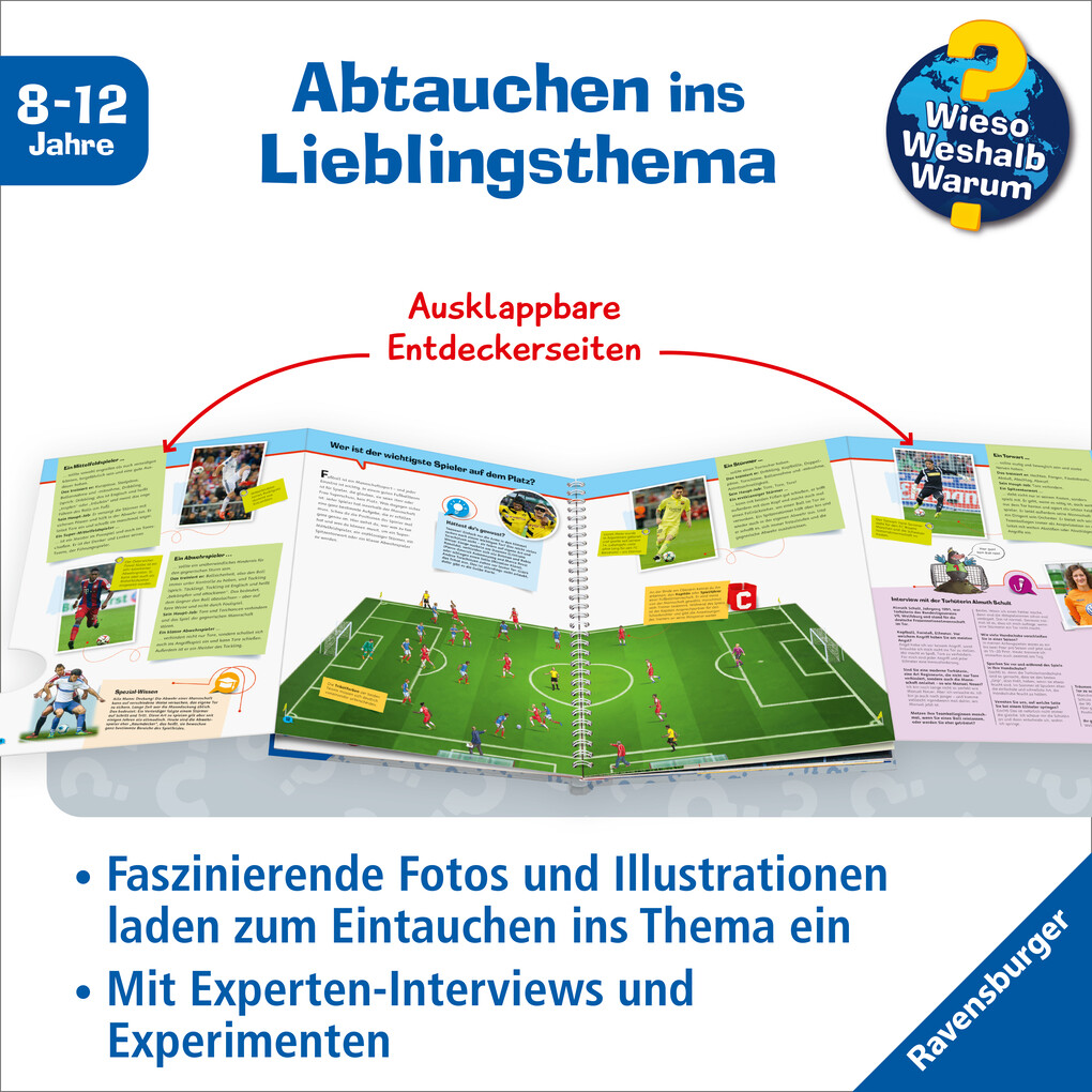 Weitere Ansicht: Wieso? Weshalb? Warum? ProfiWissen: Fußball (Band 15) | Andrea Schwendemann