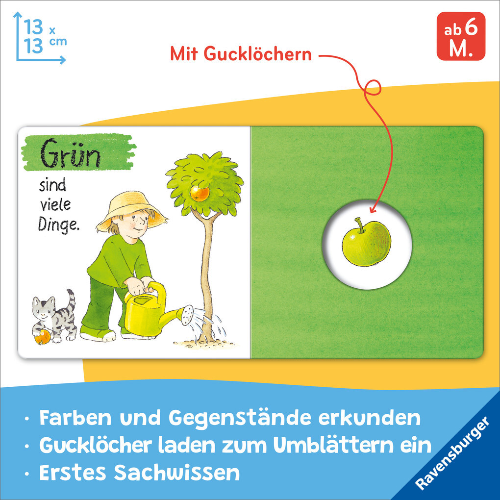 Weitere Ansicht: Mein erstes Gucklochbuch: Farben | Klaus Bliesener