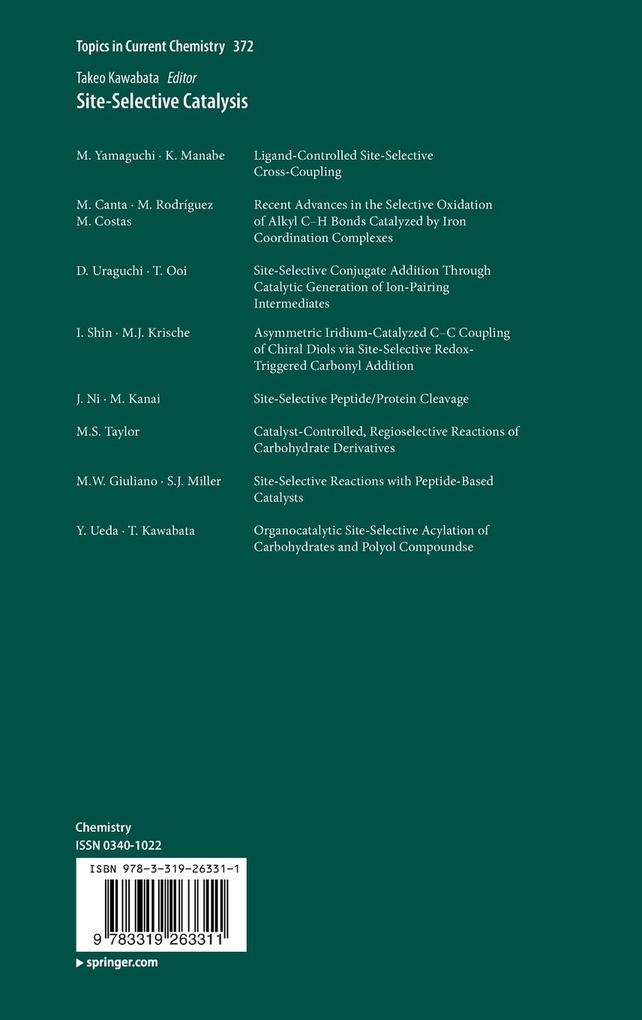 Weitere Ansicht: Site-Selective Catalysis