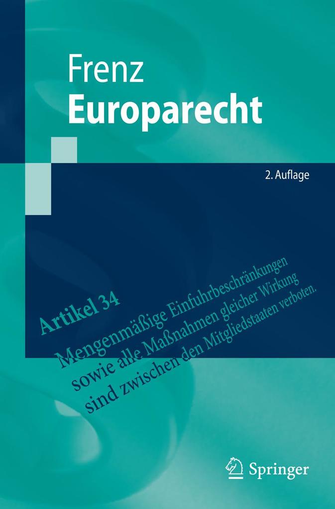 Produktbild: Europarecht | Walter Frenz