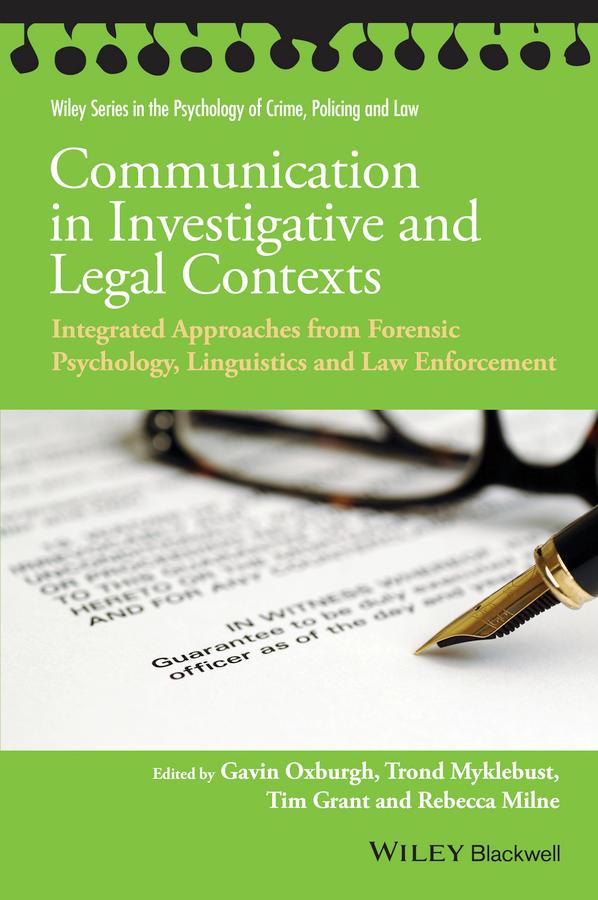 Communication in Investigative and Legal Contexts als eBook epub