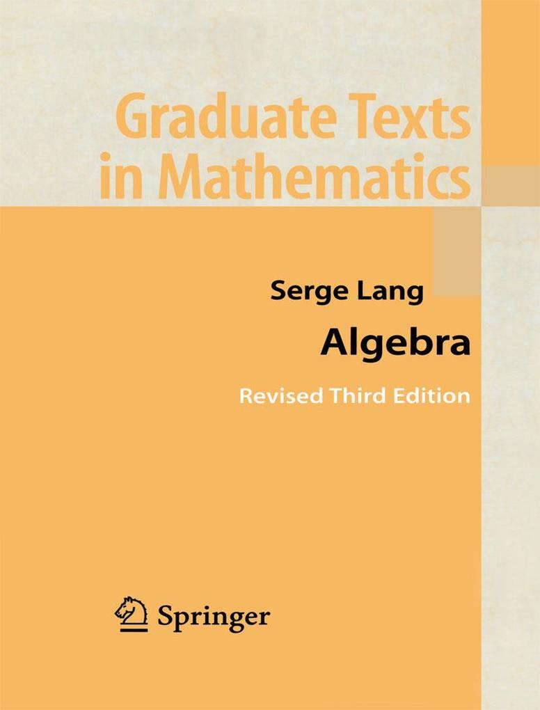 Produktbild: Algebra | Serge Lang