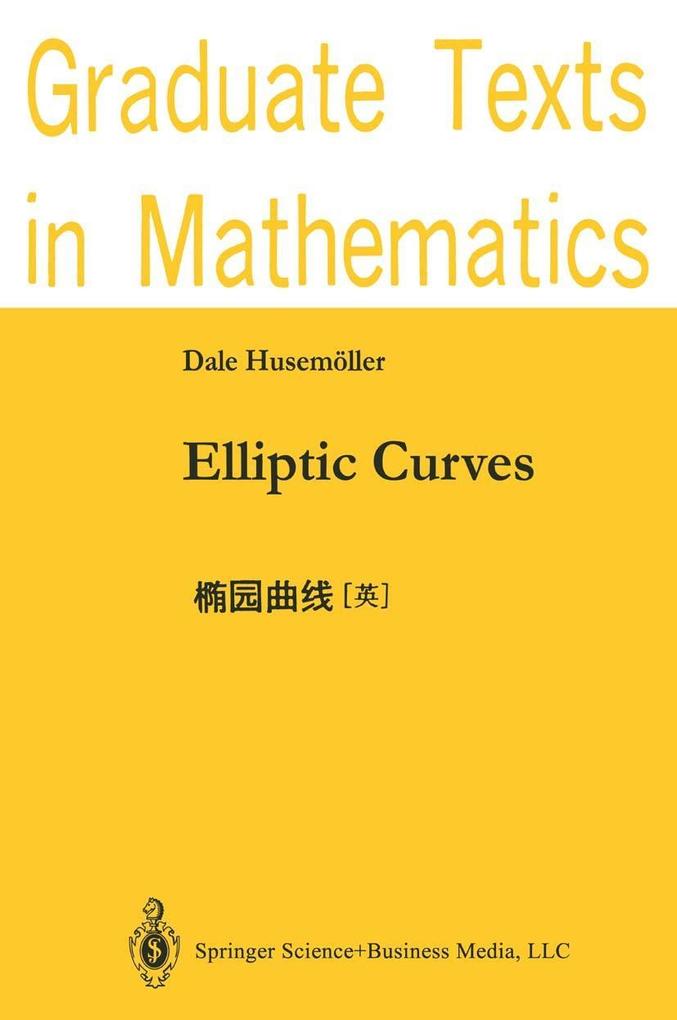 Produktbild: Elliptic Curves | Dale Husemoller