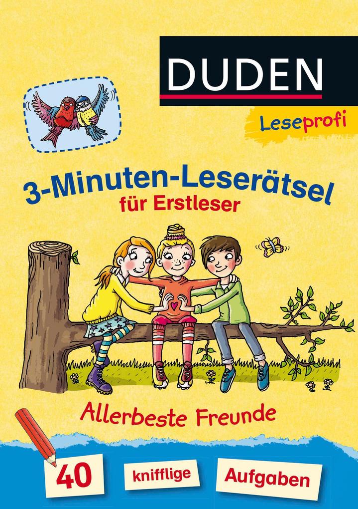 Produktbild: Leseprofi - 3-Minuten-Leserätsel für Erstleser: Allerbeste Freunde | Susanna Moll