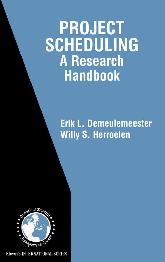 Produktbild: Project Scheduling | Erik Leuven Demeulemeester, Willy S. Herroelen