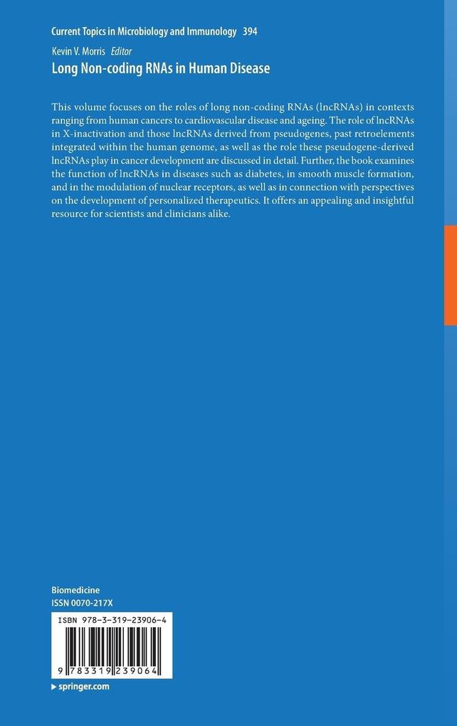 Weitere Ansicht: Long Non-coding RNAs in Human Disease