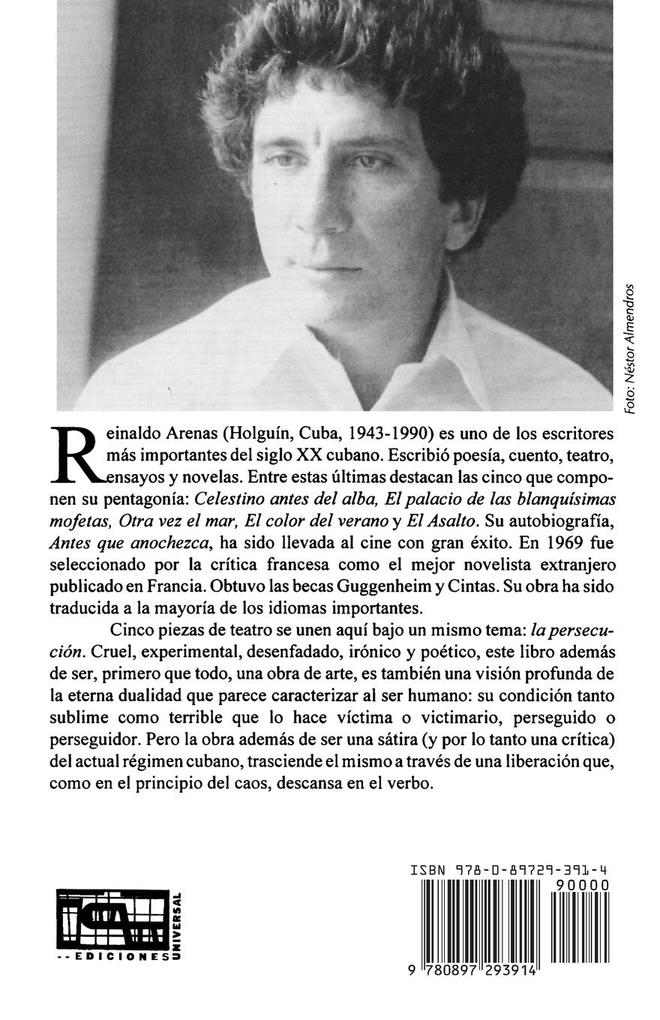 Weitere Ansicht: PERSECUCIÓN (Cinco piezas de teatro experimental) | Reinaldo Arenas