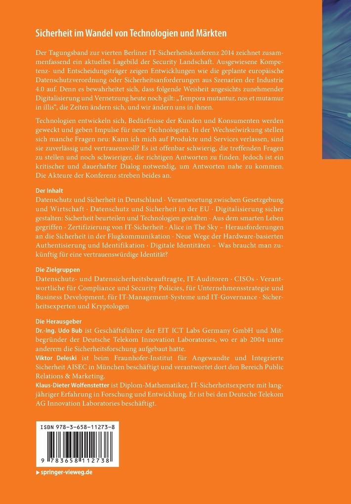 Weitere Ansicht: Sicherheit im Wandel von Technologien und Märkten