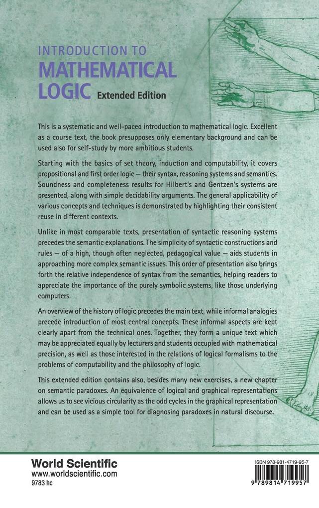 Weitere Ansicht: INTRO TO MATH LOGIC (EXTEND ED) | Walicki Michal