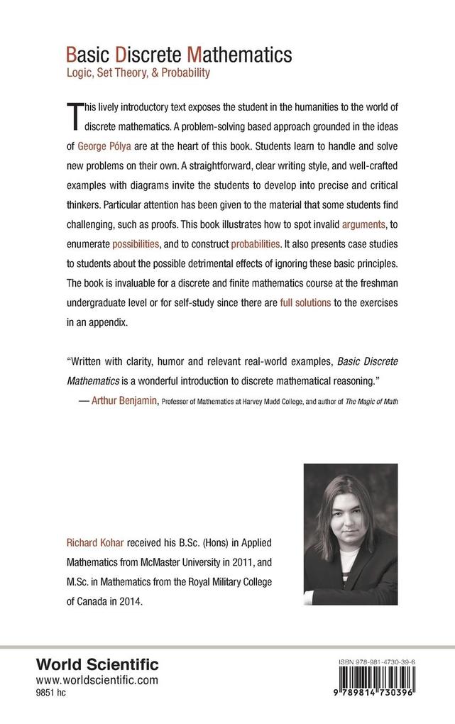 Weitere Ansicht: BASIC DISCRETE MATHEMATICS | Kohar Richard