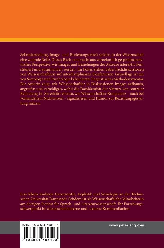 Weitere Ansicht: Selbstdarstellung in der Wissenschaft | Lisa Rhein