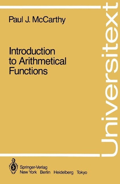 Produktbild: Introduction to Arithmetical Functions | Paul J. McCarthy