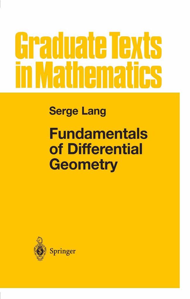 Produktbild: Fundamentals of Differential Geometry | Serge Lang
