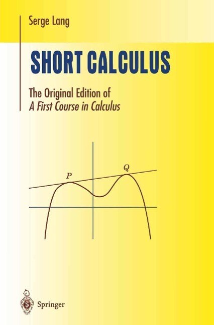 Produktbild: Short Calculus | Serge Lang