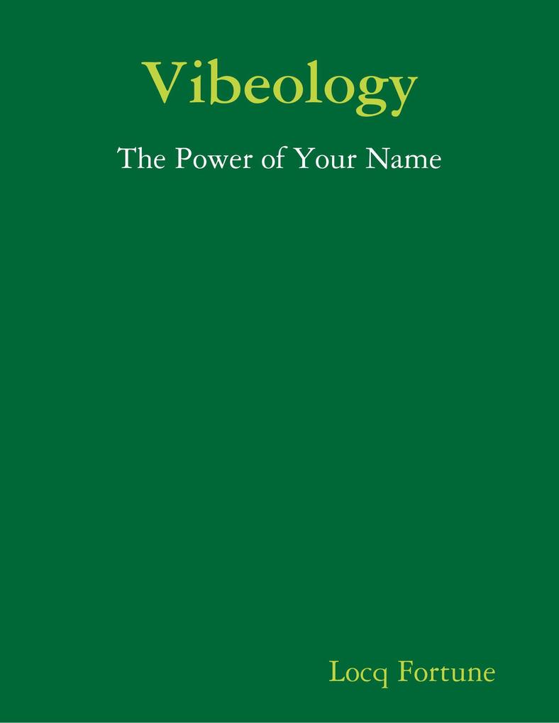 Vibeology als eBook epub