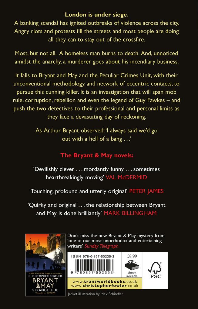 Weitere Ansicht: Bryant & May - The Burning Man | Christopher Fowler