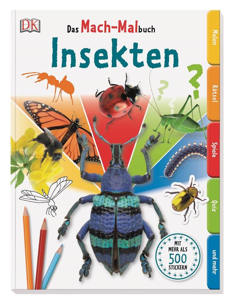 Produktbild: Das Mach-Malbuch Insekten