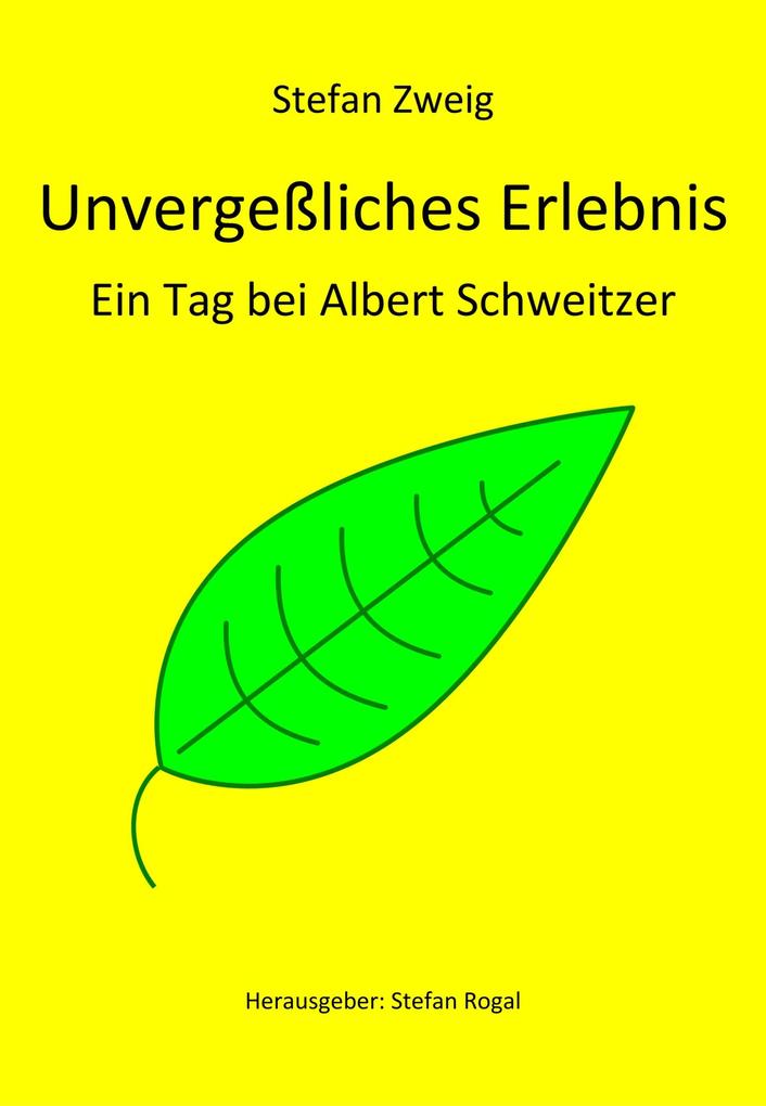 Produktbild: Unvergeßliches Erlebnis | Stefan Zweig