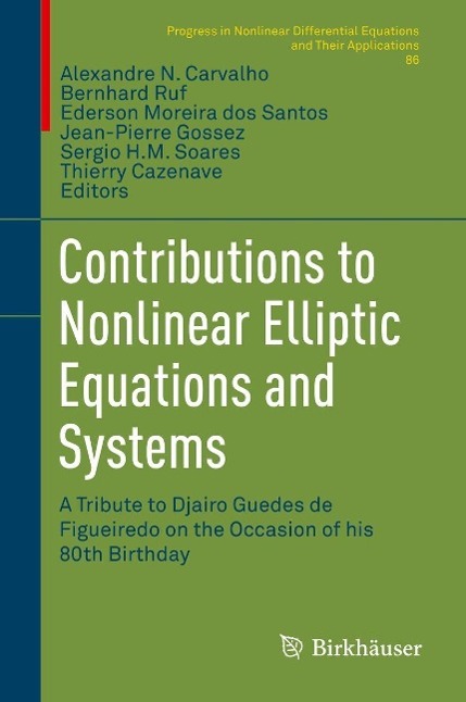 Produktbild: Contributions to Nonlinear Elliptic Equations and Systems
