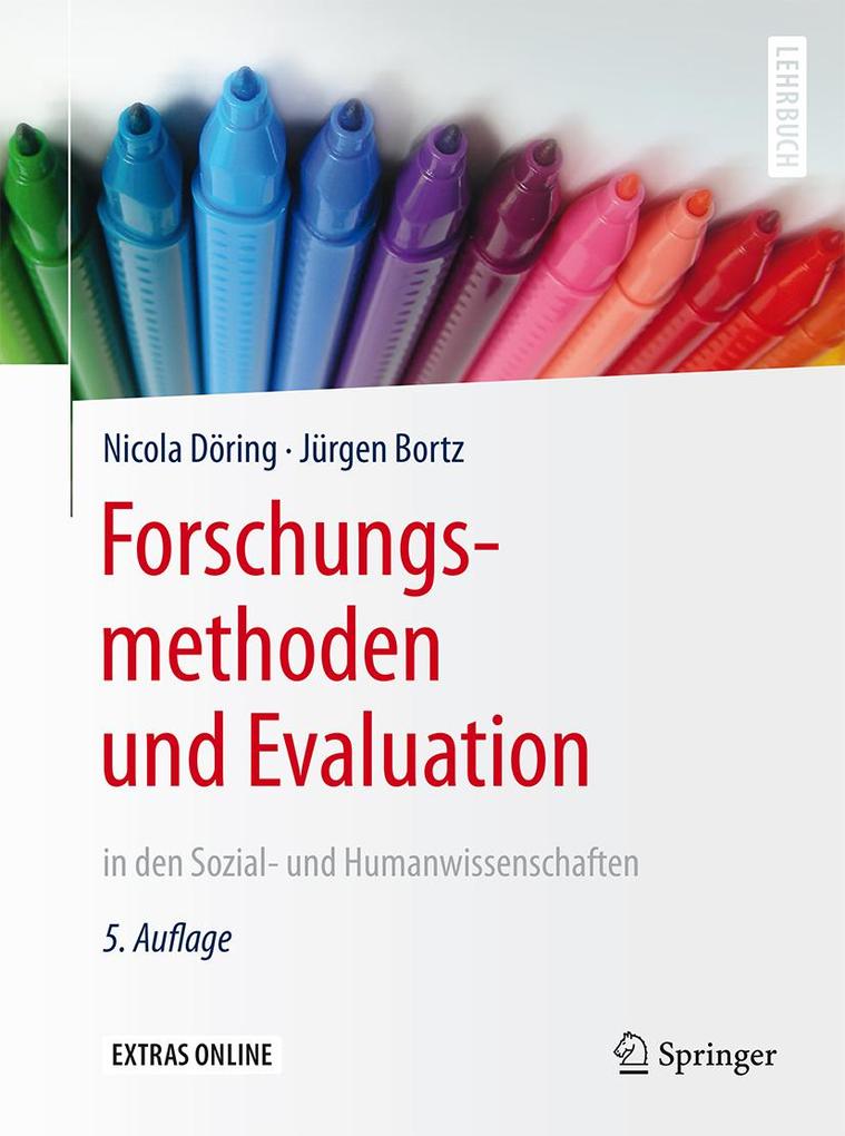Produktbild: Forschungsmethoden und Evaluation in den Sozial- und Humanwissenschaften | Nicola Döring, Jürgen Bortz