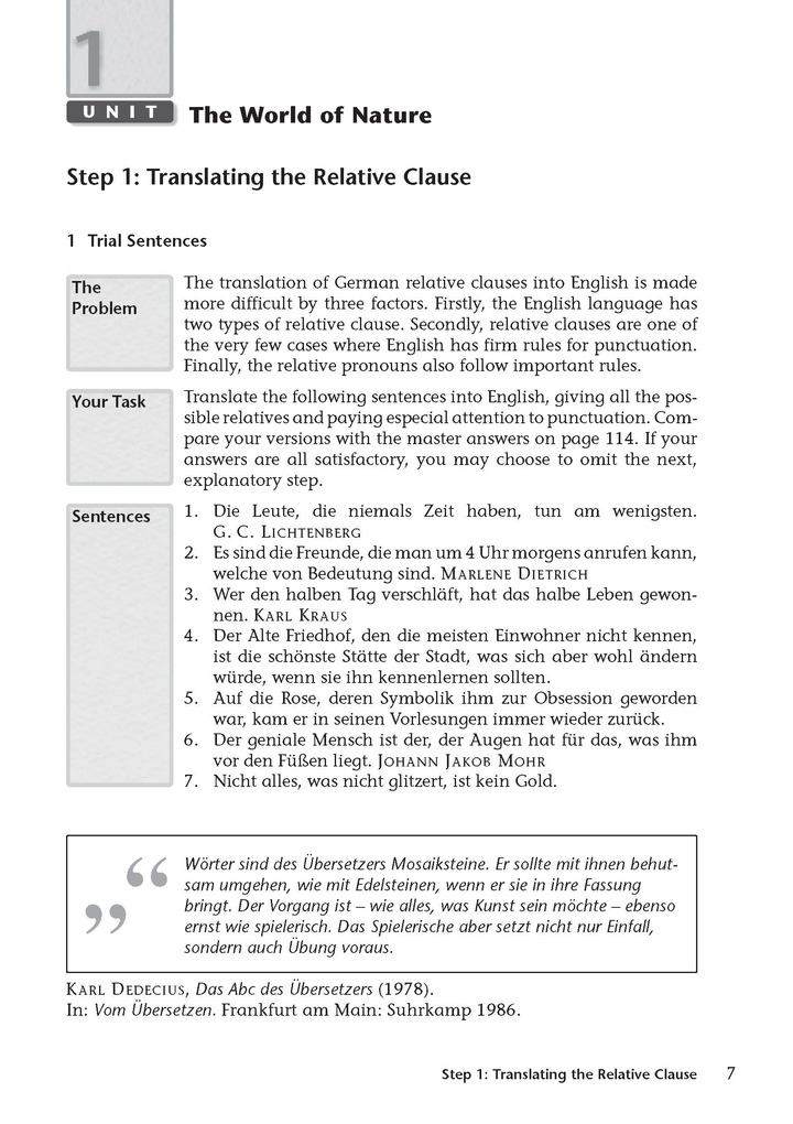 Weitere Ansicht: Grundkurs Übersetzen Deutsch-Englisch | Richard Humphrey