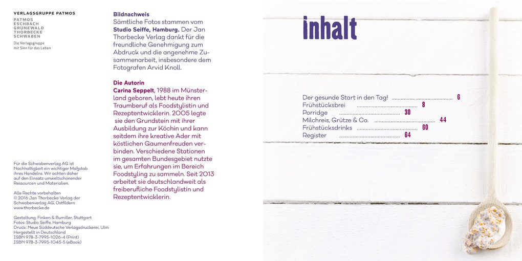 Weitere Ansicht: Frühstücksbrei & Porridge | Carina Seppelt