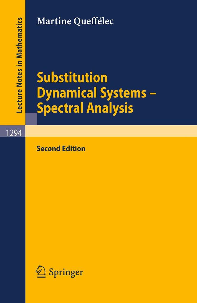 Produktbild: Substitution Dynamical Systems - Spectral Analysis | Martine Queffélec