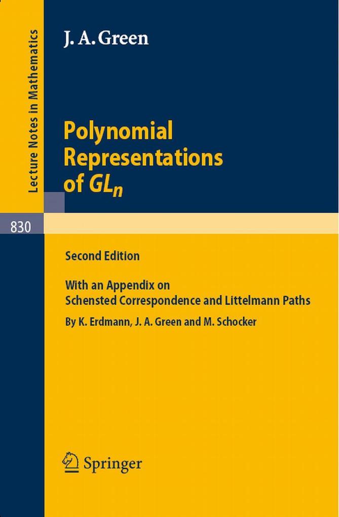 Produktbild: Polynomial Representations of GL_n | James A. Green