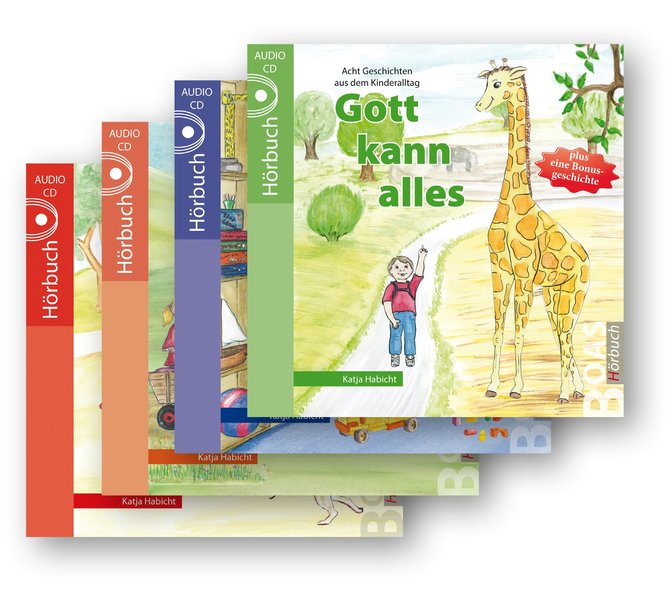 Produktbild: Gott kann alles-Hörbuchreihe im Set (4 Audio-CDs) | Katja Habicht, Tabitha Hammer, Daniel Kopp