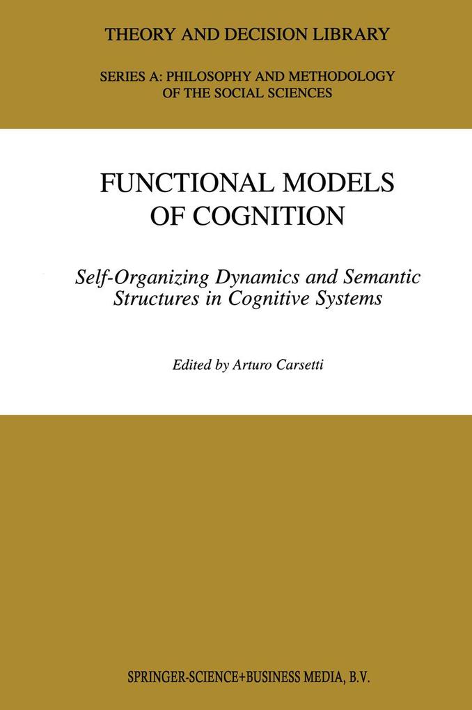 Produktbild: Functional Models of Cognition