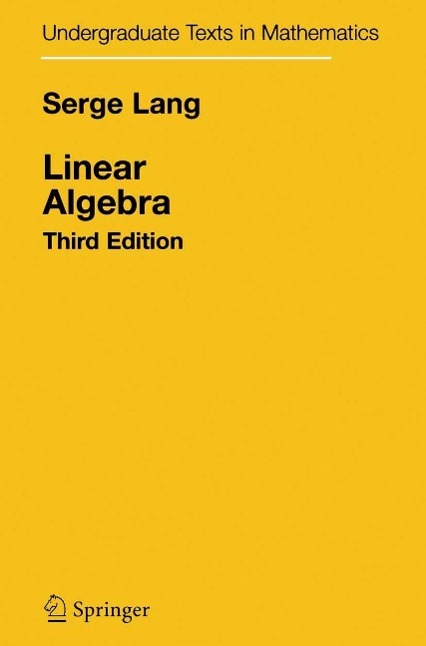 Produktbild: Linear Algebra | Serge Lang