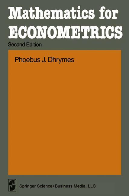 Produktbild: Mathematics for Econometrics | Phoebus J. Dhrymes