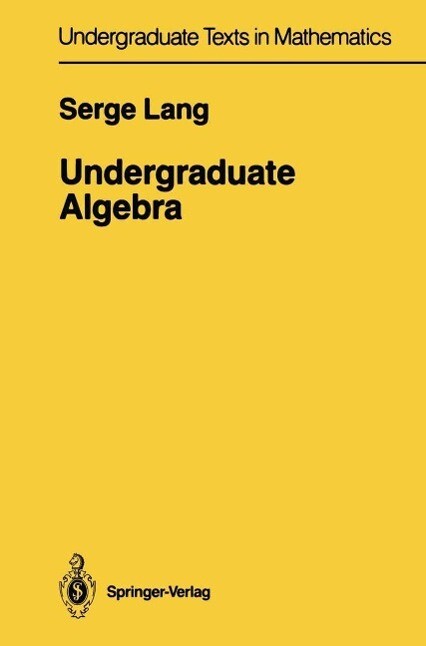 Produktbild: Undergraduate Algebra | Serge Lang