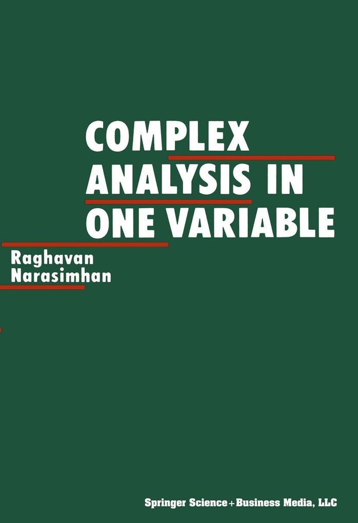 Produktbild: Complex Analysis in one Variable | NARASIMHAN