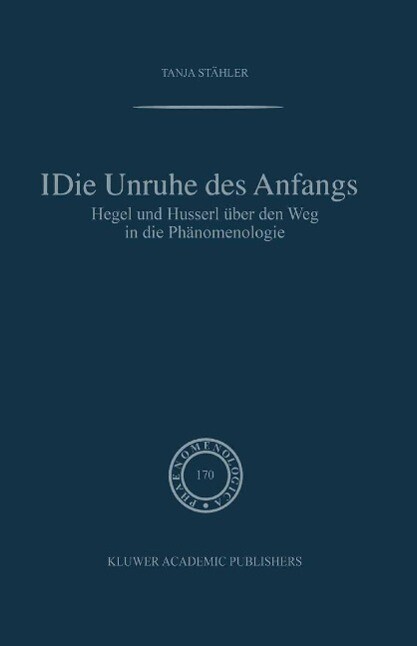 Produktbild: Die Unruhe Des Anfangs | Tanja Stähler