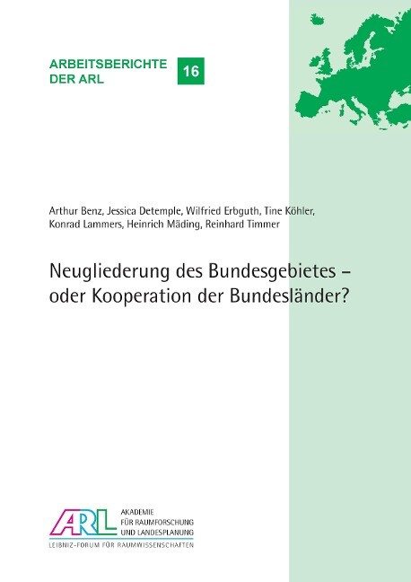 Neugliederung des Bundesgebietes - oder Kooperation der Bundesländer? als Buch (kartoniert)