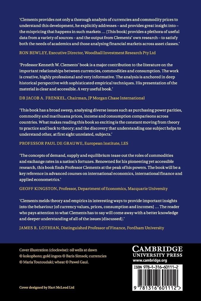 Weitere Ansicht: Currencies, Commodities and Consumption | Kenneth W. Clements