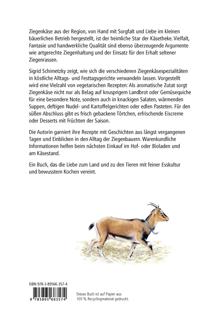 Weitere Ansicht: Köstlich kochen mit Ziegenkäse | Sigrid Schimetzky